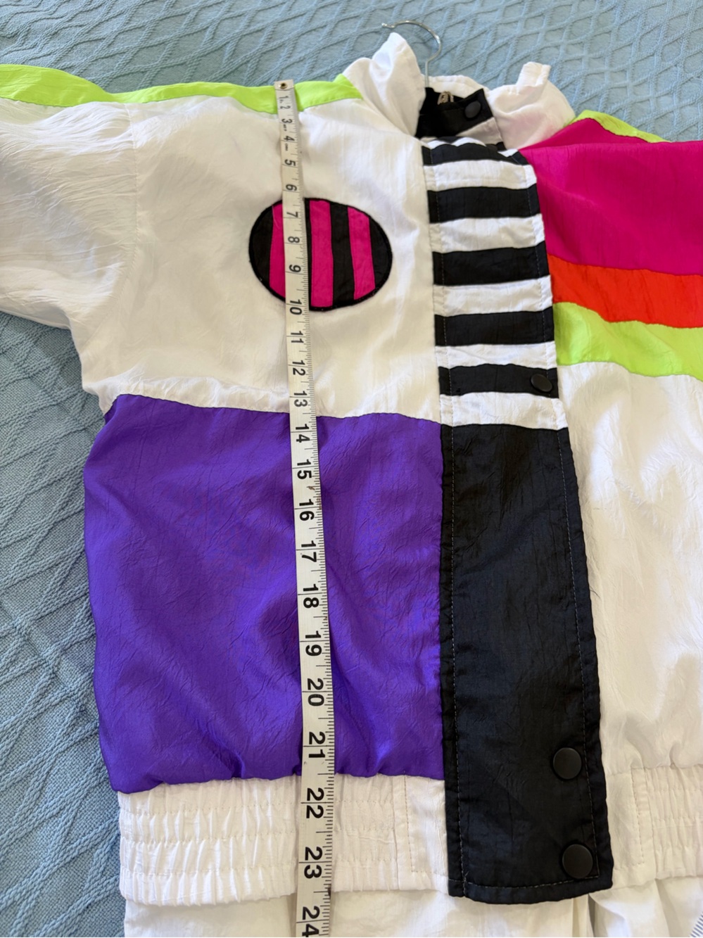Vintage 80s/90s Lavon Colorblock Windsuit Tracksuit Set - S/XS - Picture 5 of 15